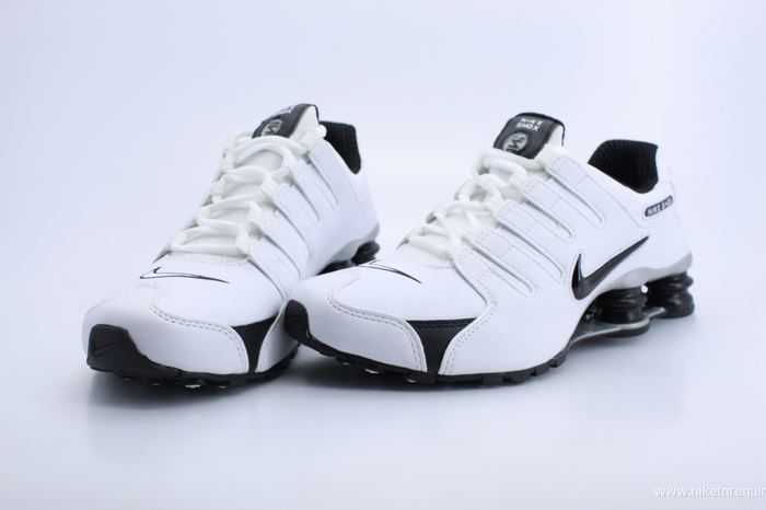 blanc et noir Nike Shox NZ chaussures de sport (3)